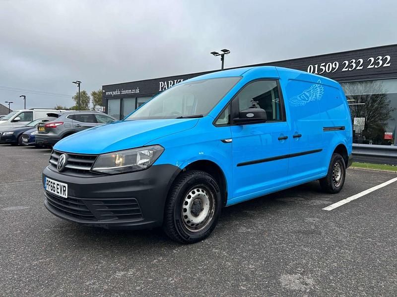 Used VW Caddy Maxi Startline 102 HP (75 kW) 2016 Blue MPV