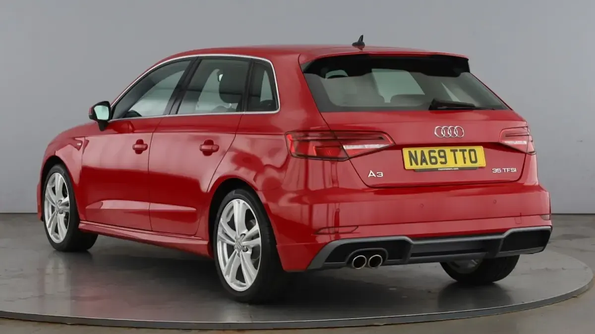 Used Audi A3 S-Line 150 HP (110 kW) 2020 Red Sedan
