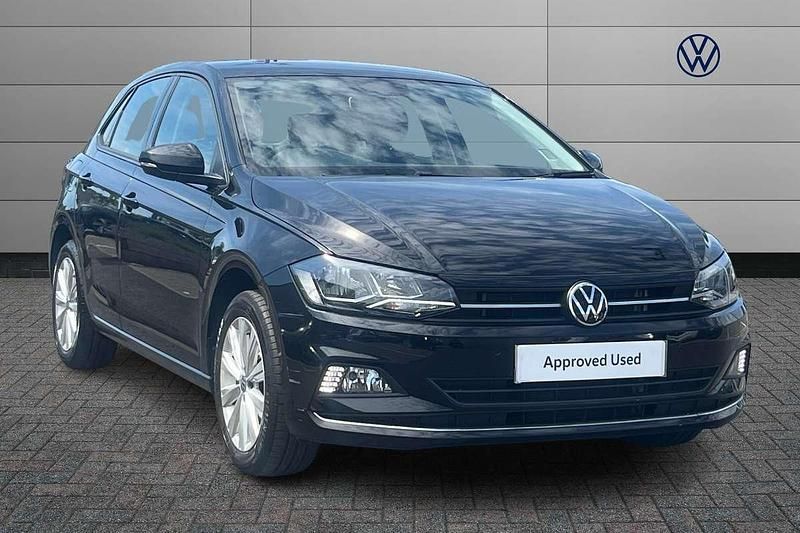Black Used 2021 VW Polo SEL Hatchback | £15,490 (Fair price) - Image 1/4