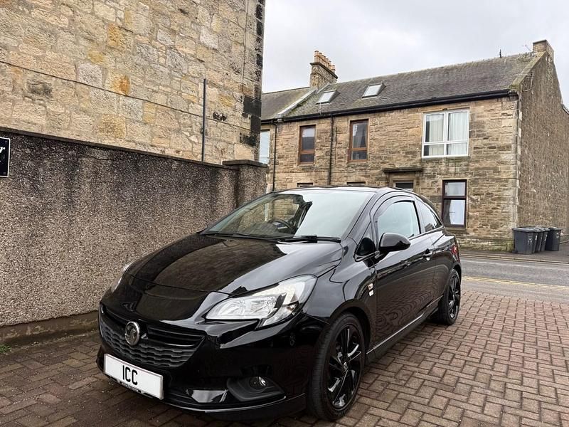 Used Vauxhall Corsa Edition 75 HP (55 kW) 2017 Black Hatchback