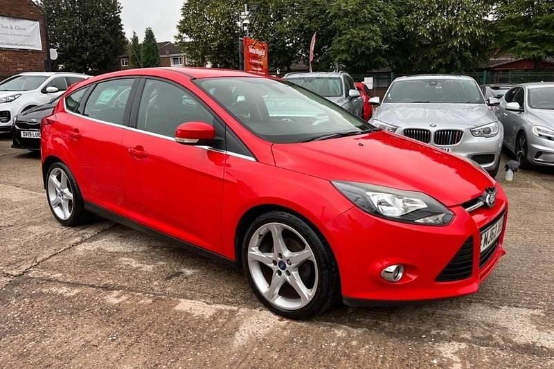 Red Used 2012 Ford Focus Titanium Hatchback | £3,490 (Good price) - Image 1/1