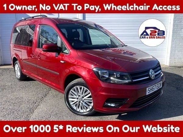 Red Used 2017 VW Caddy Maxi MPV | £11,980 (Super price) - Image 1/1
