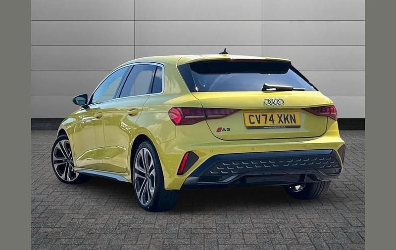 Used Audi A3 S-Line 150 HP (110 kW) 2024 Yellow Hatchback