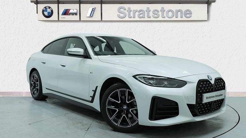 White Used 2021 BMW 420 Gran Coupé M Sport Coupe | £27,222 (A bit pricey) - Image 1/3