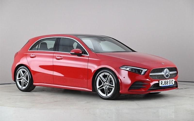 Begagnad Mercedes A200 AMG Line Premium Plus 163 HK (119 kW) 2021 Halvkombi