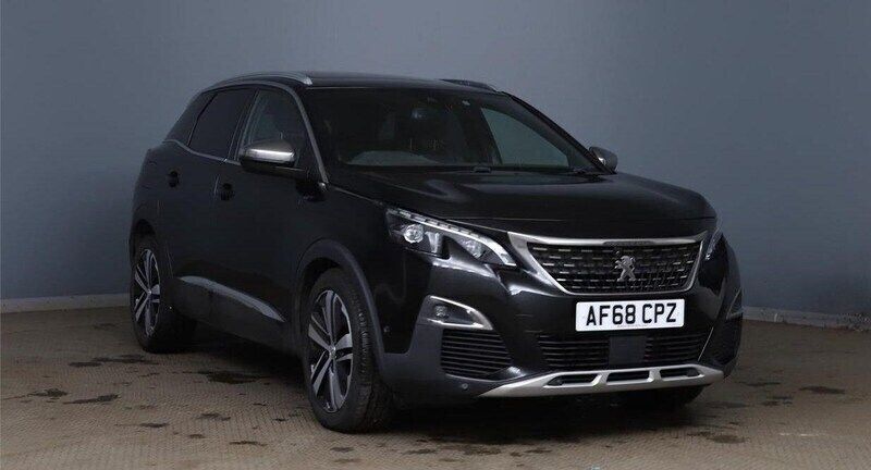 Black Used 2018 Peugeot 3008 GTi Hatchback | £11,990 (Good price) - Image 1/4