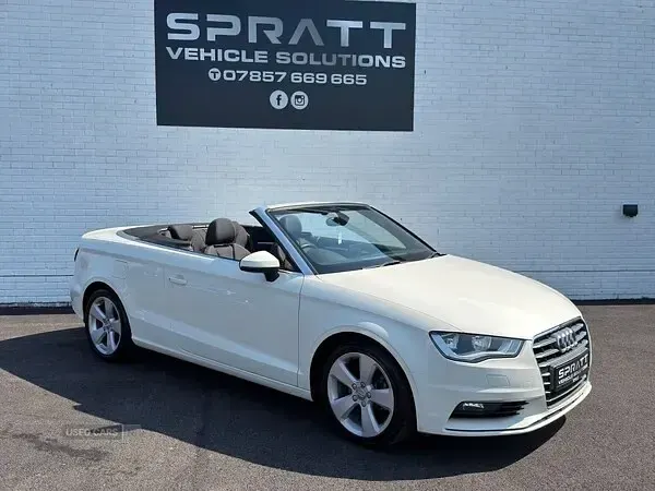 Used Audi A3 Cabriolet Sport 2015 White Cabriolet