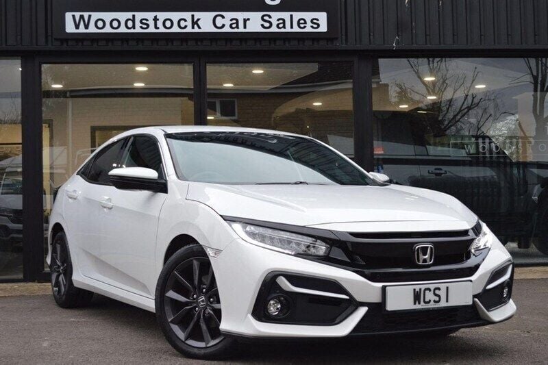 White Used 2021 Honda Civic SR Hatchback | £13,790 (Good price) - Image 1/1