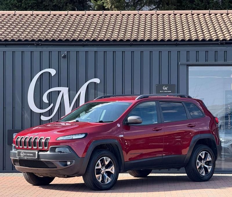 Red Used 2015 Jeep Cherokee Trailhawk SUV | £11,990 - Image 1/4