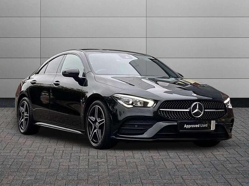 Black Used 2022 Mercedes CLA180 AMG Line Premium Sedan | £23,995 (Fair price) - Image 1/4