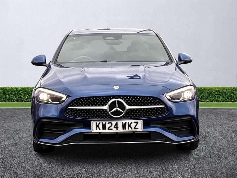 Used Mercedes C200 AMG line 204 HP (150 kW) 2024 Blue Sedan