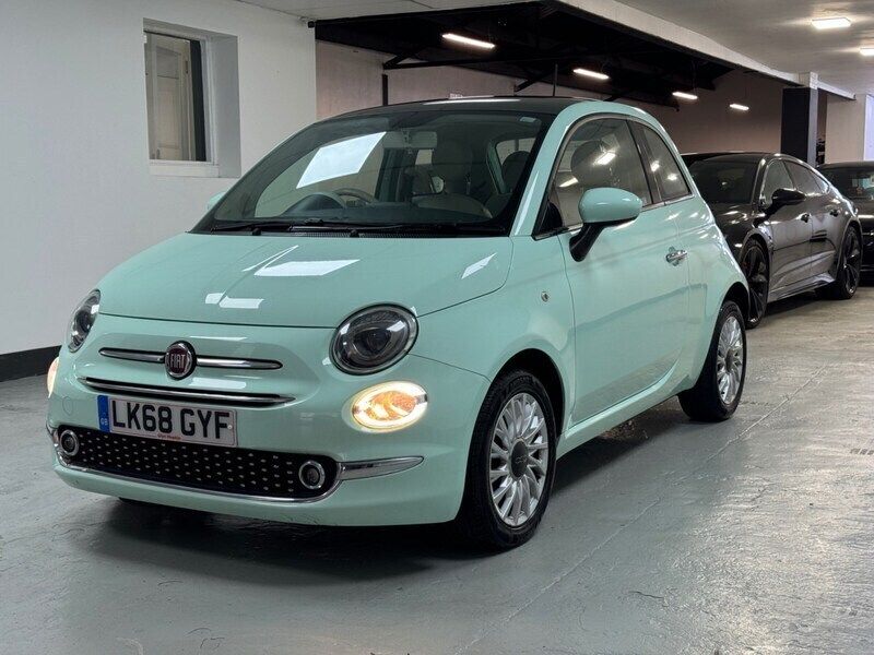 Green Used 2018 Fiat 500 Lounge Hatchback | £5,995 (Super price) - Image 1/4