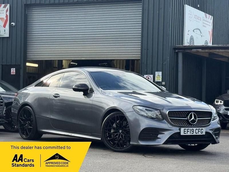 Used Mercedes E220 AMG line 194 HP (142 kW) 2019 Grey Coupe