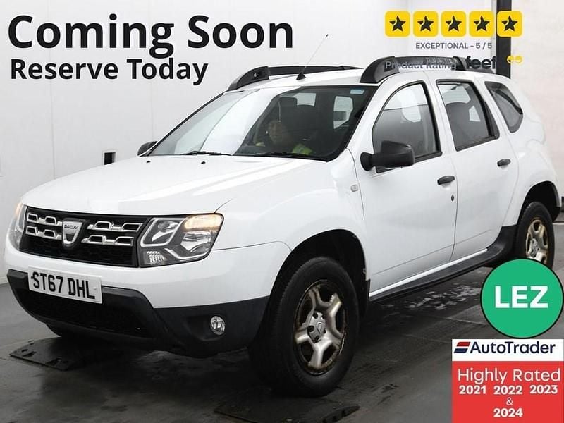 White Used 2017 Dacia Duster Ambiance SUV | £6,195 (Good price) - Image 1/3