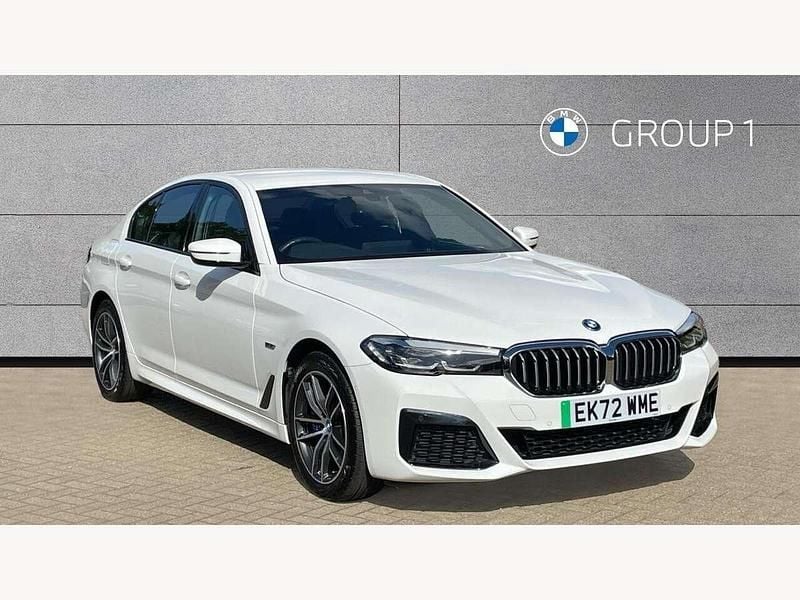 White Used 2023 BMW 530e M Sport Sedan | £29,450 (Fair price) - Image 1/4