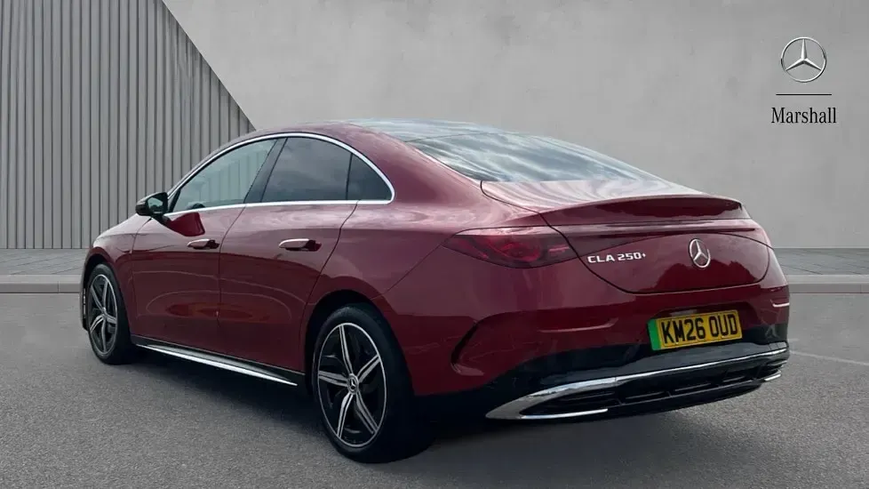 Used Mercedes CLA 250+ AMG line 200 kW (272 HP) 2026 Manufaktur patagonia red metallic Sedan
