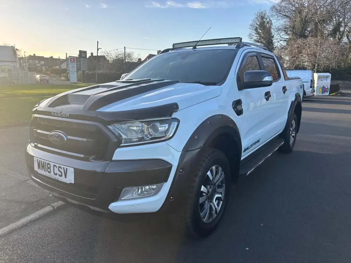 Used Ford Ranger Wildtrack 200 HP (147 kW) 2018 White Pickup