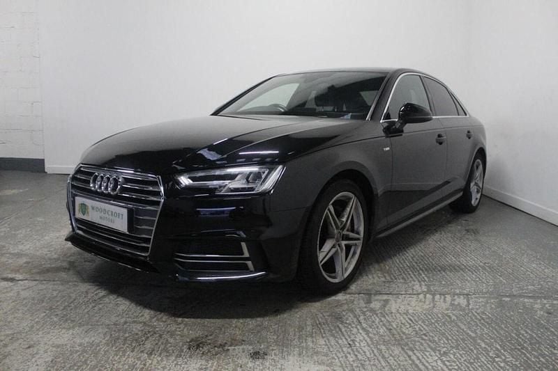 Used Audi A4 S-Line 190 HP (139 kW) 2017 Black Sedan