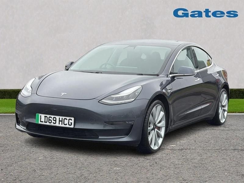 Used Tesla Model 3 Performance 461 kW (627 HP) 2019 Grey Sedan