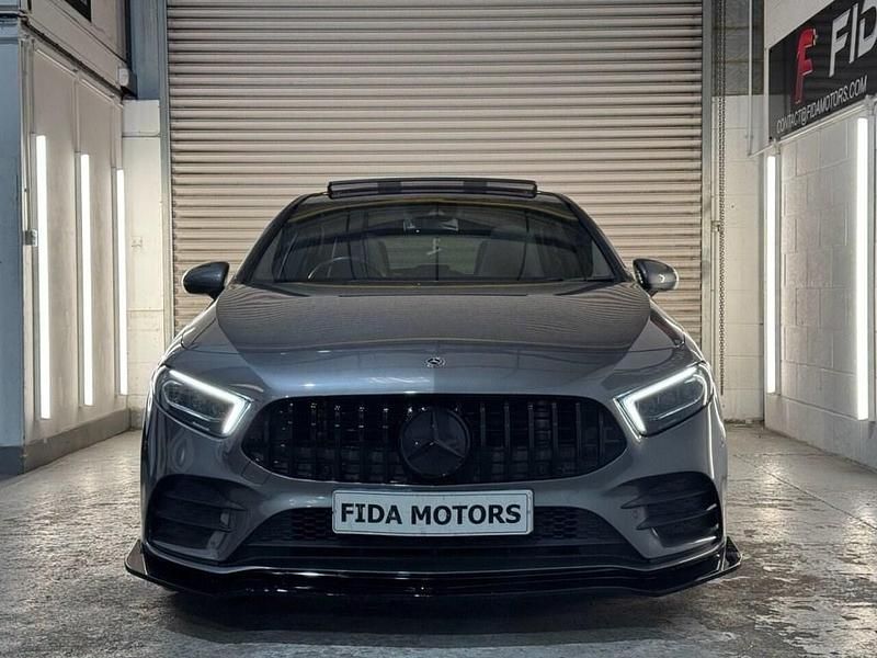 Used Mercedes A200 AMG line 150 HP (110 kW) 2019 Grey Hatchback