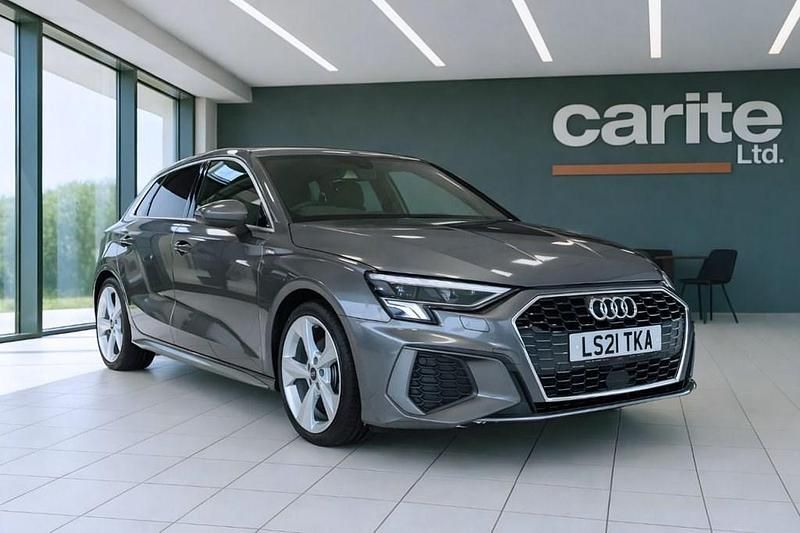 Used Audi A3 S-Line 150 HP (110 kW) 2021 Grey Sedan