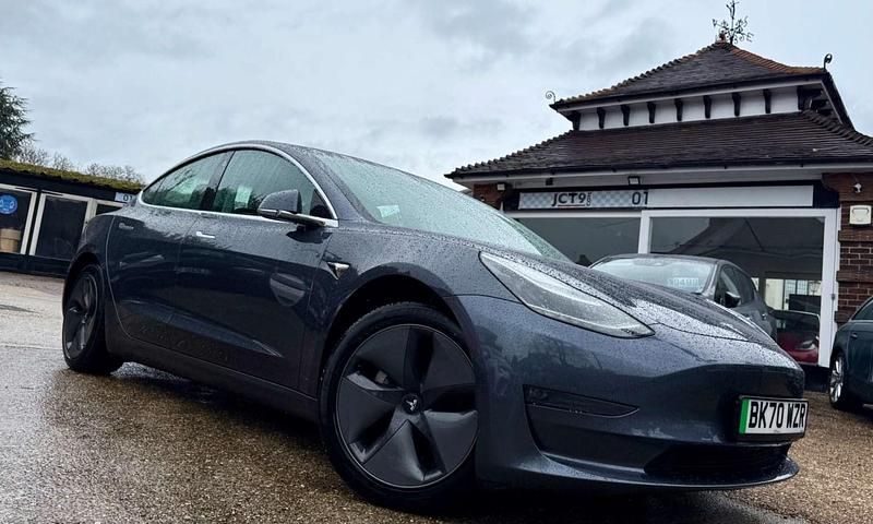 Grey Used 2020 Tesla Model 3 Long Range AWD Sedan | £17,288 (Fair price) - Image 1/4