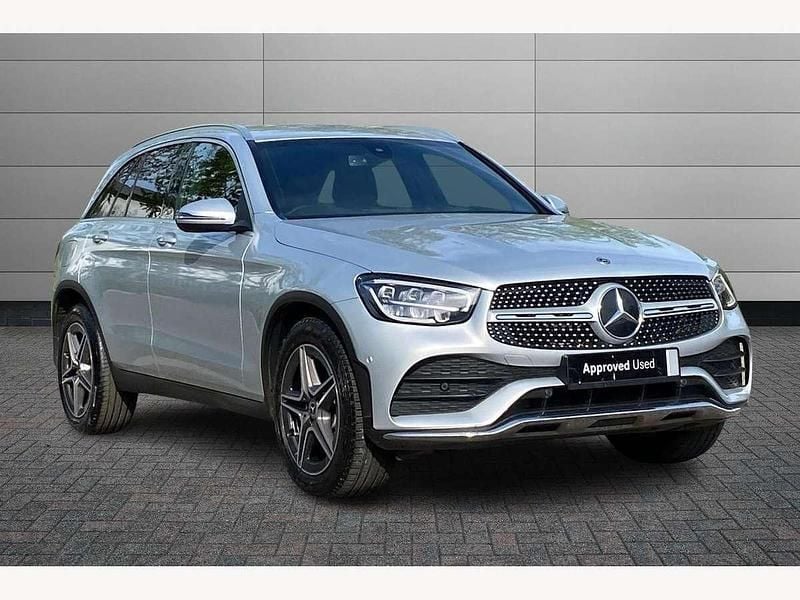 Silver Used 2020 Mercedes GLC300e AMG line SUV | £22,850 (Fair price) - Image 1/4