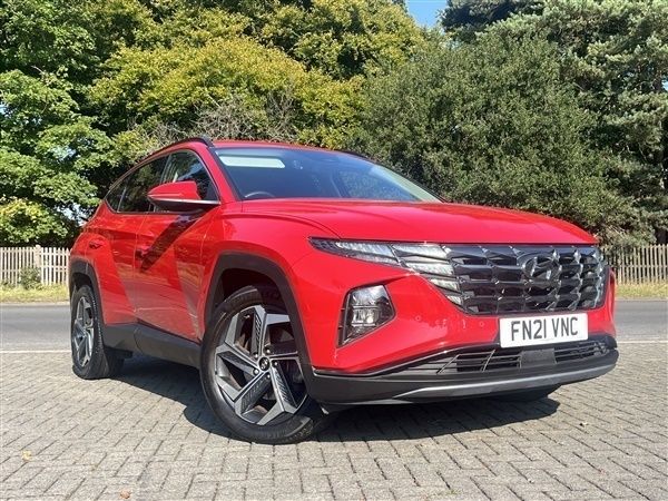 Red Used 2021 Hyundai Tucson Premium SUV | £22,997 (Fair price) - Image 1/1