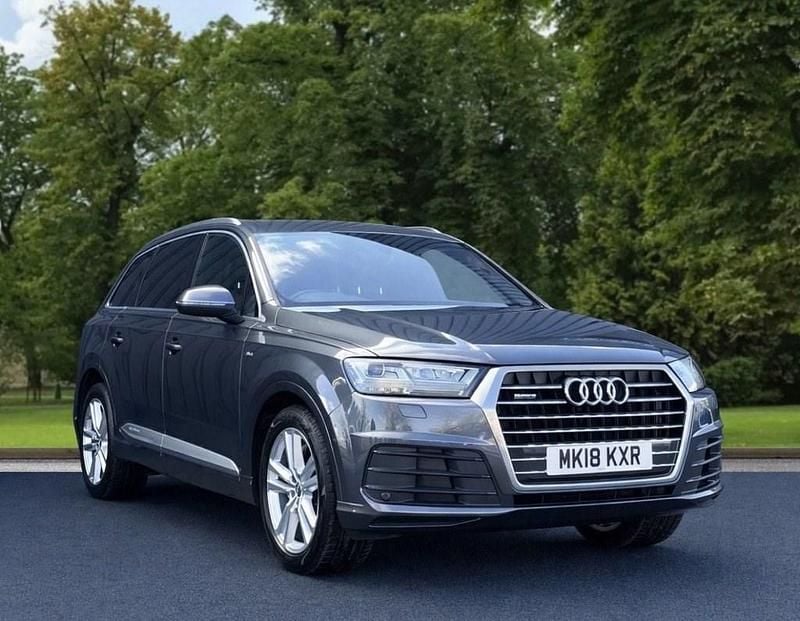 Used Audi Q7 S-Line 218 HP (160 kW) 2018 Grey SUV