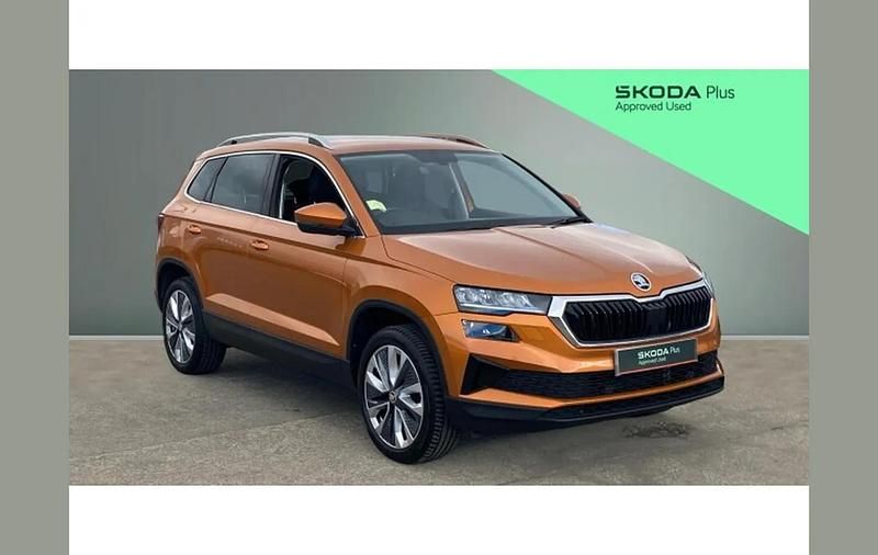 Used Skoda Karoq SE L 150 HP (110 kW) 2023 Orange SUV