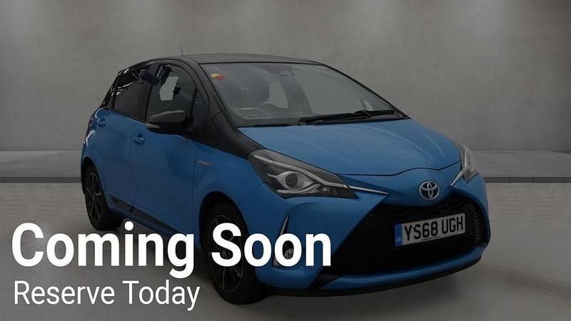Used Toyota Yaris Hybrid 2019 Blue Hatchback