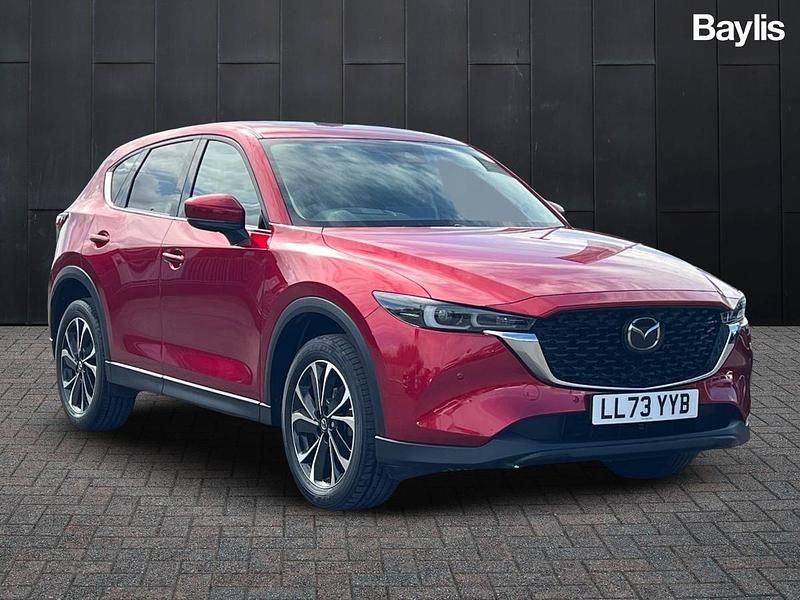 Red Used 2023 Mazda CX-5 Exclusive-Line SUV | £22,645 (Fair price) - Image 1/3