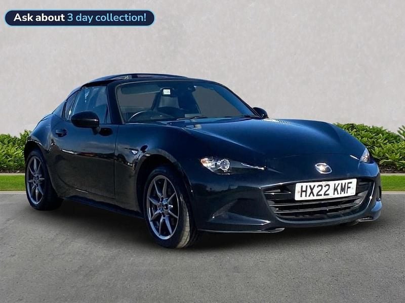 Black Used 2022 Mazda MX5 Inclusive Cabriolet | £18,615 (Fair price) - Image 1/4