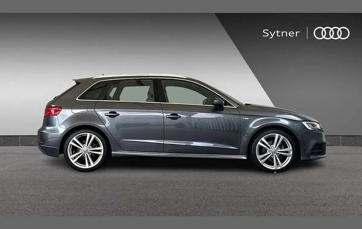 Used Audi A3 S-Line 147 HP (108 kW) 2016 Grey Hatchback