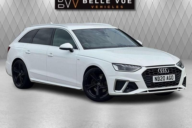 White Used 2020 Audi A4 S-Line Estate | £18,495 (Fair price) - Image 1/1
