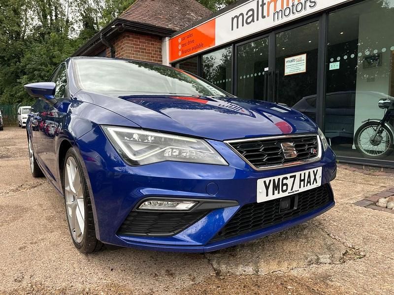 Blue Used 2018 Seat Leon FR Hatchback | £7,695 (Fair price) - Image 1/4
