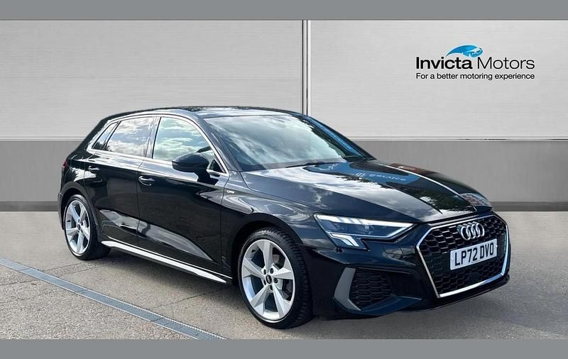 Black Used 2022 Audi A3 S-Line Hatchback | £21,999 (Fair price) - Image 1/4