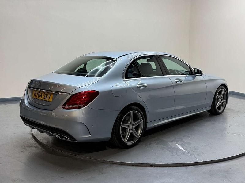 Used Mercedes C250 AMG line 2014 Silver Sedan