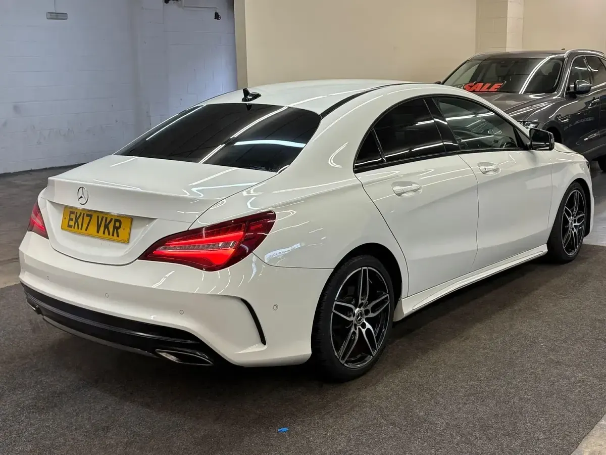 Used Mercedes CLA220 AMG line 2017 White Coupe