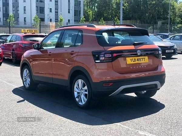 Used VW T-Cross SE 95 HP (69 kW) 2019 Orange SUV