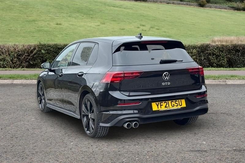 Used VW Golf VII GTD 150 HP (110 kW) 2021 Black Hatchback
