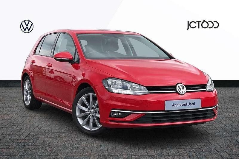 Red Used 2020 VW Golf VIII GT Hatchback | £11,881 (Fair price) - Image 1/4