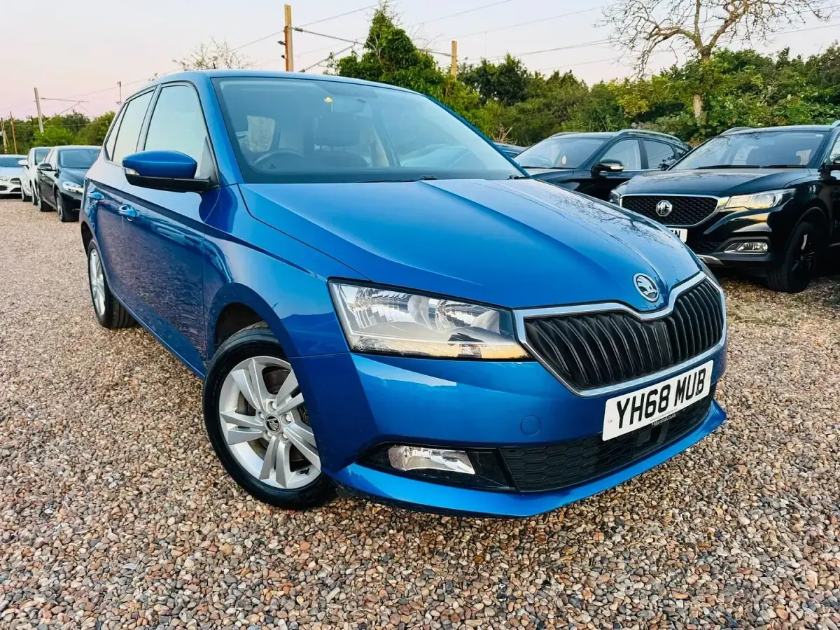 Used Skoda Fabia SE 2018 Blue Hatchback