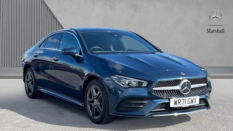 Blue Used 2022 Mercedes CLA250e AMG Line Premium Sedan | £25,356 (Fair price) - Image 1/4