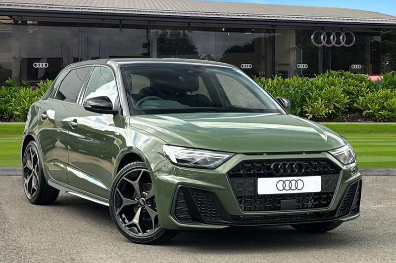 New Audi A1 Sportback Black Edition 2026 Green Hatchback