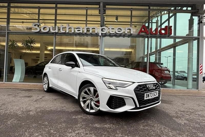 Used Audi A3 Sportback e-tron S-Line 2024 White Hatchback