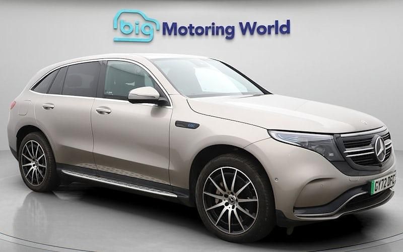 Used Mercedes EQC400 AMG line 300 kW (408 HP) 2022 Silver SUV