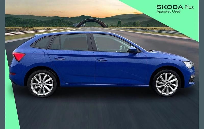 Used Skoda Scala SE L 108 HP (79 kW) 2022 Blue Hatchback