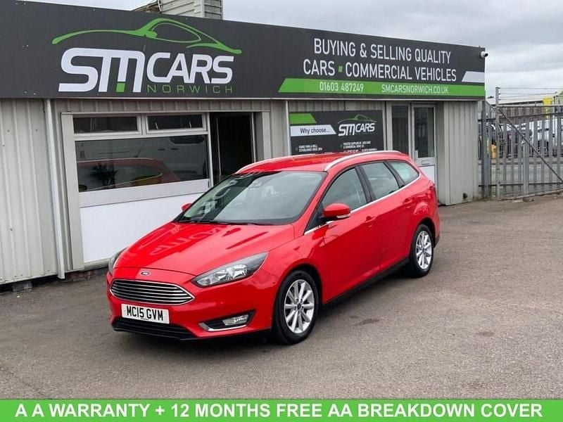 Red Used 2015 Ford Focus Titanium Estate | £7,500 (Fair price) - Image 1/3
