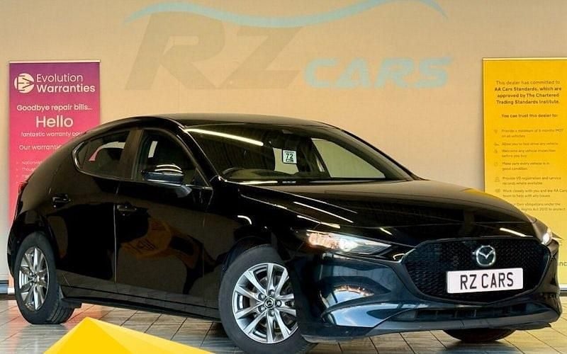 Black Used 2021 Mazda 3 Hatchback | £10,995 (Good price) - Image 1/3